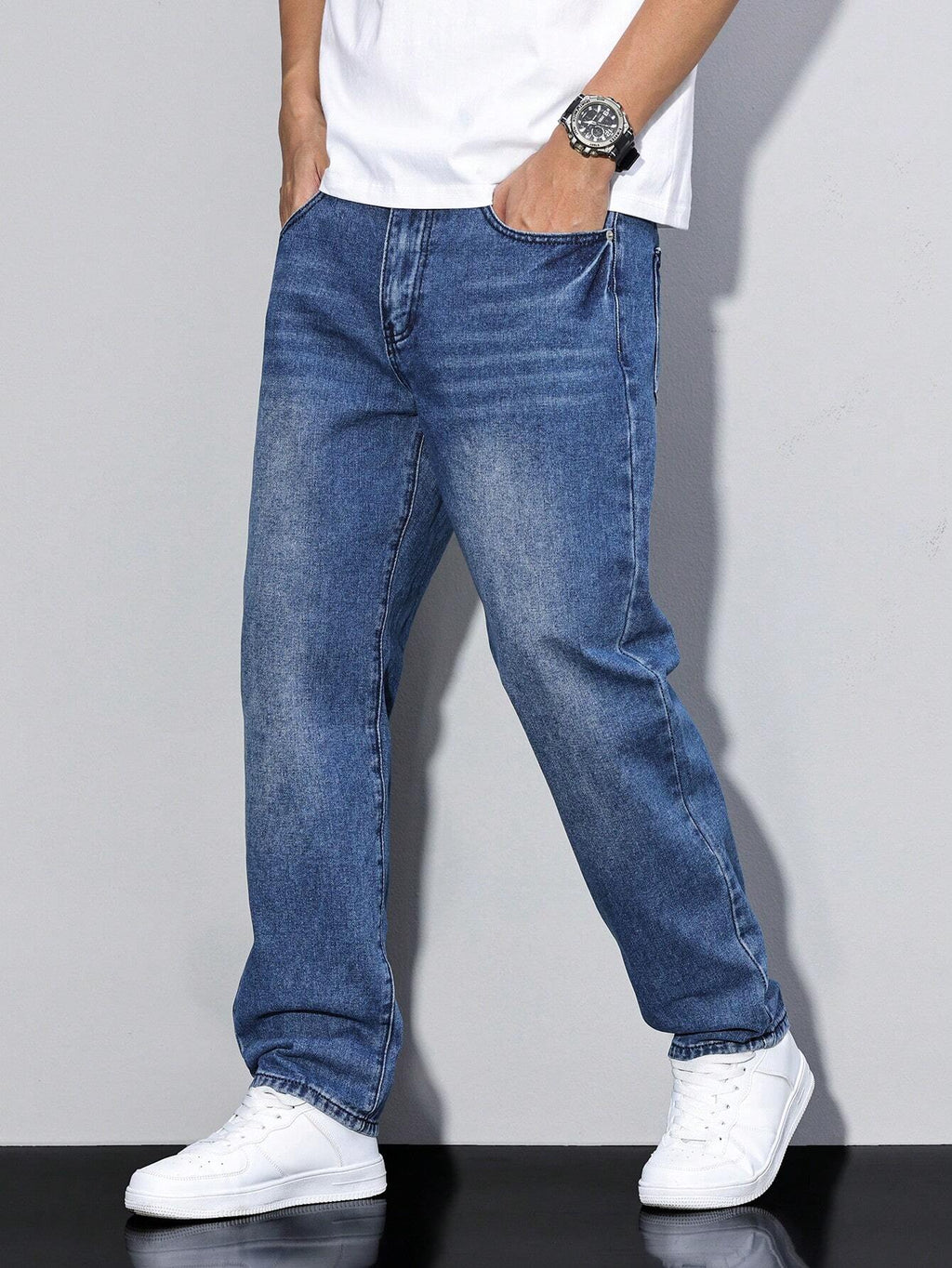 Men's Baggy Jeans | Relaxed Fit Denim | Casual Urban Style | Everyday Wear for Comfort and Versatility