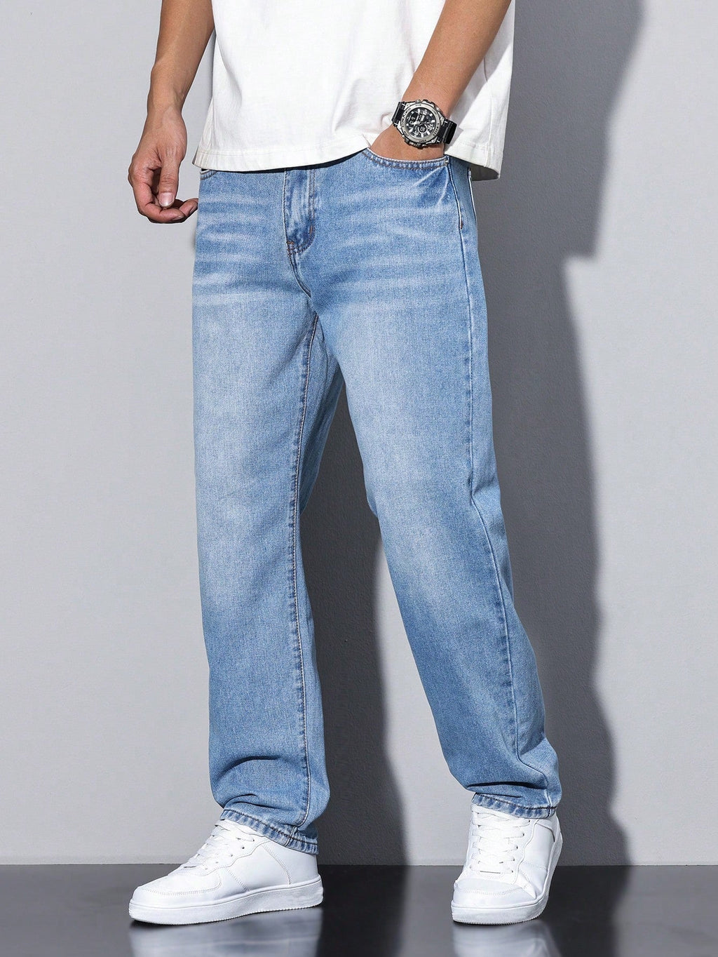 Men's Baggy Jeans | Relaxed Fit Denim | Casual Urban Style | Everyday Wear for Comfort and Versatility
