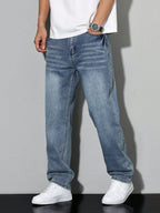 Men's Baggy Jeans | Relaxed Fit Denim | Casual Urban Style | Everyday Wear for Comfort and Versatility