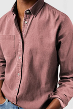 Men's Casual Denim Button Down Shirt | Comfortable Cotton Blend | Everyday Wear