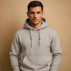 Men's Casual Hoodie with Drawstring | Comfortable Cotton Blend | Everyday Wear | Modern Fit