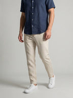 Men's Cotton Linen Short Sleeve Suit for Casual and Formal Occasions