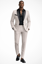 Men's Fitted Two-Piece Suit for Wedding Guests | Formal Attire in Classic Design