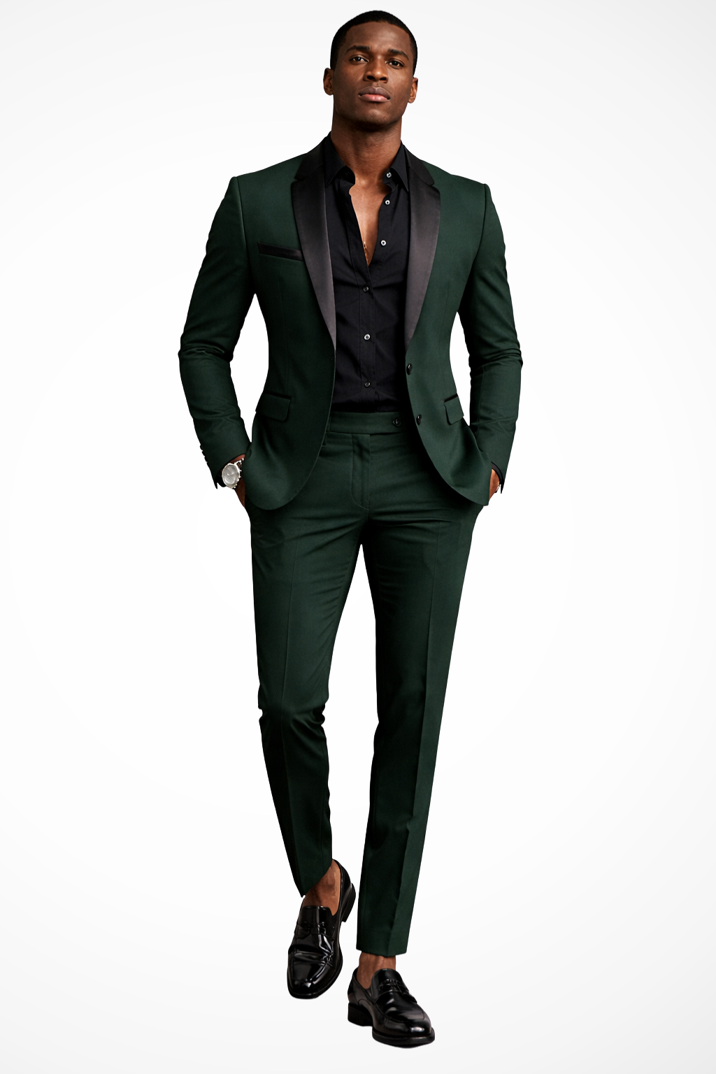 Men's Fitted Two-Piece Suit for Wedding Guests | Formal Attire in Classic Design