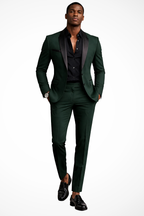 Men's Fitted Two-Piece Suit for Wedding Guests | Formal Attire in Classic Design