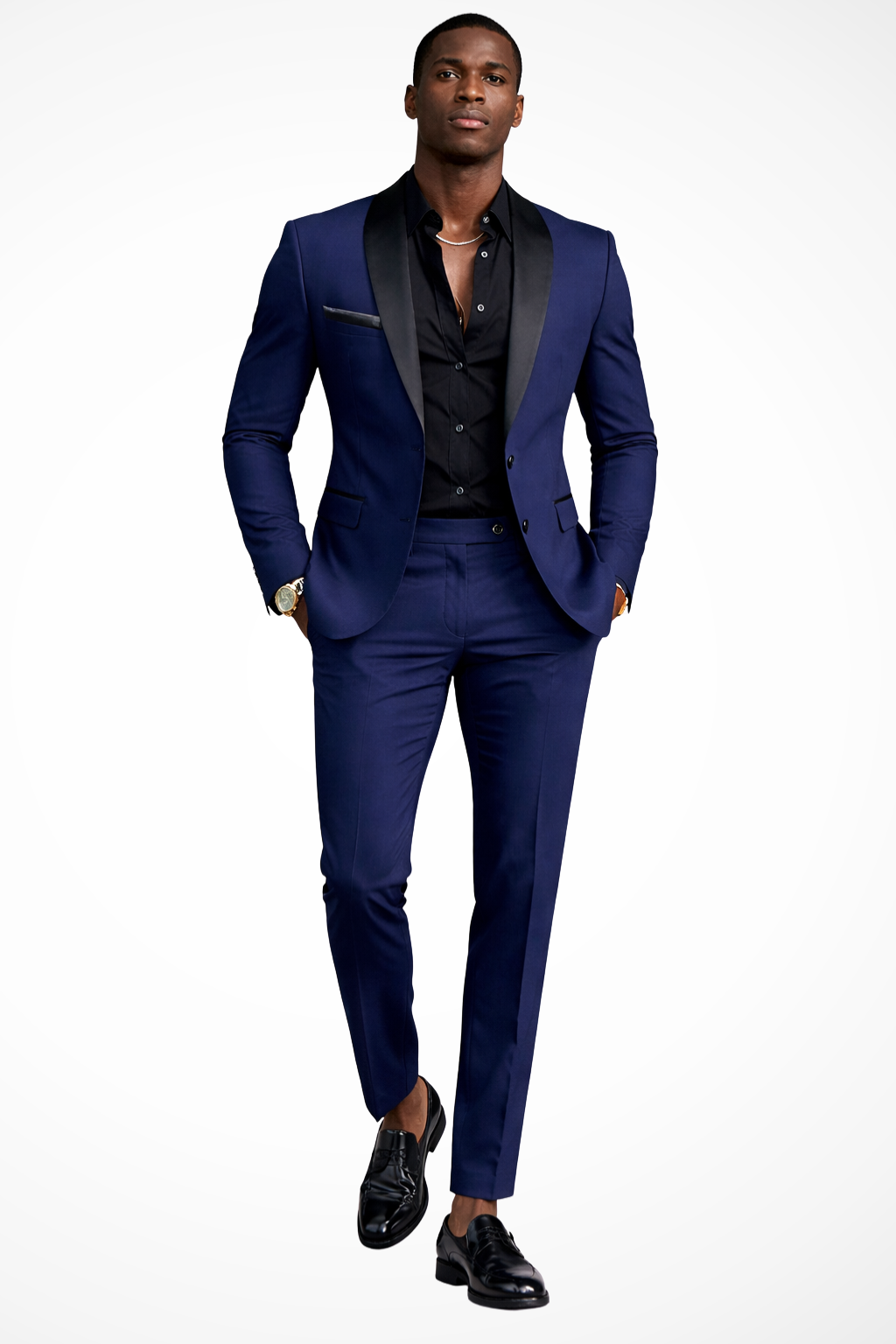 Men's Fitted Two-Piece Suit for Wedding Guests | Formal Attire in Classic Design