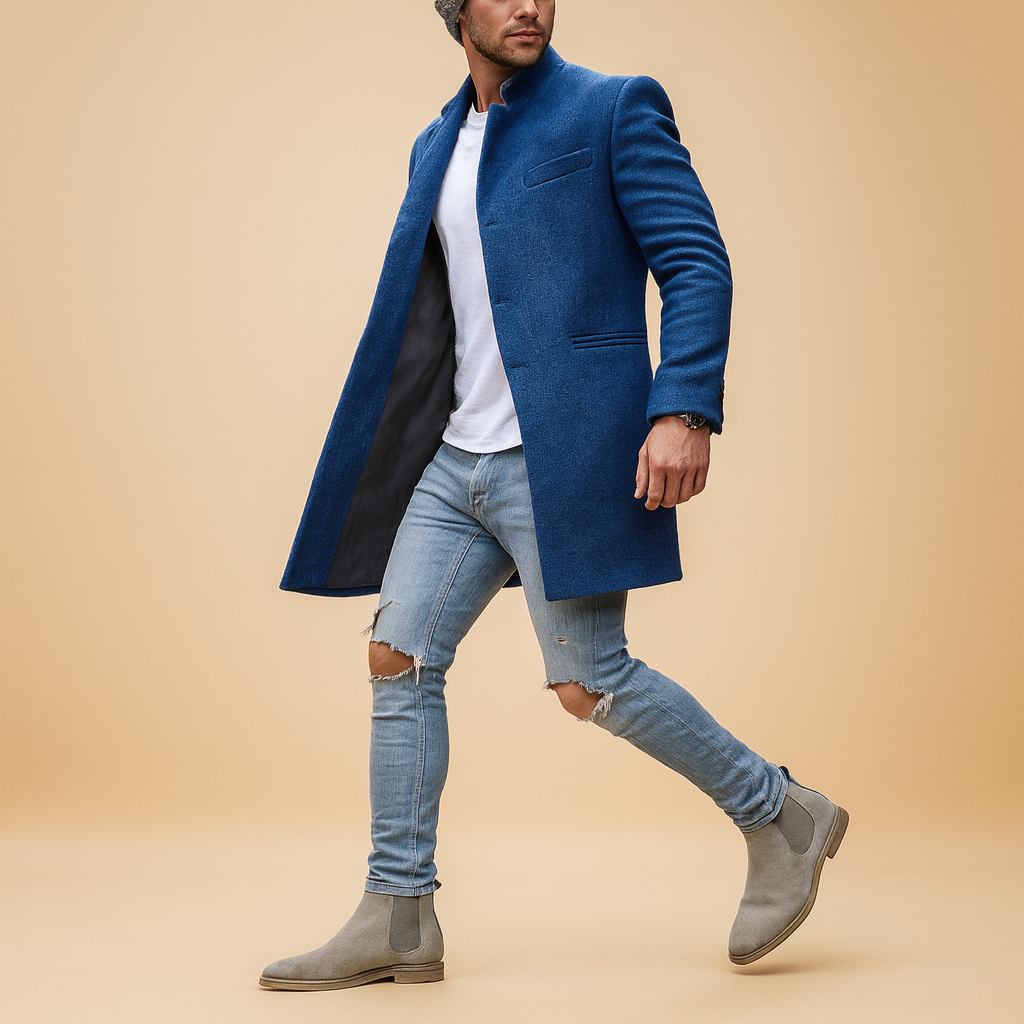 Men's Insulated Winter Coat - Warm Casual Design for Everyday Wear - Multiple Sizes Available