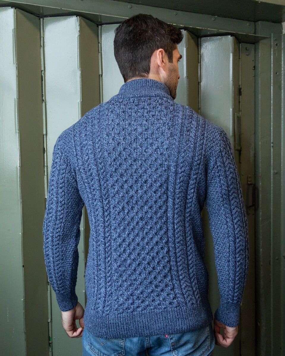 Men's Knitted Half Zip Jumper | Classic Pullover for Everyday Wear | Comfortable and Versatile Knit Sweater