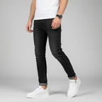 Men's Lace-Up and Zip Low Top Sneakers - Casual Canvas Footwear for Everyday Comfort and Style