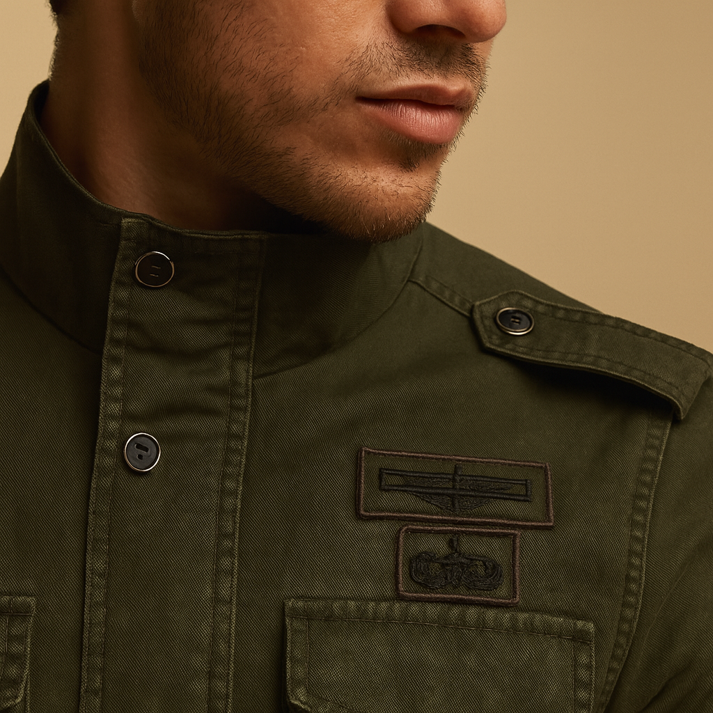 Men's Leather Biker Jacket | Long Sleeve | Classic Motorcycle Style | Ideal for Riding and Casual Wear