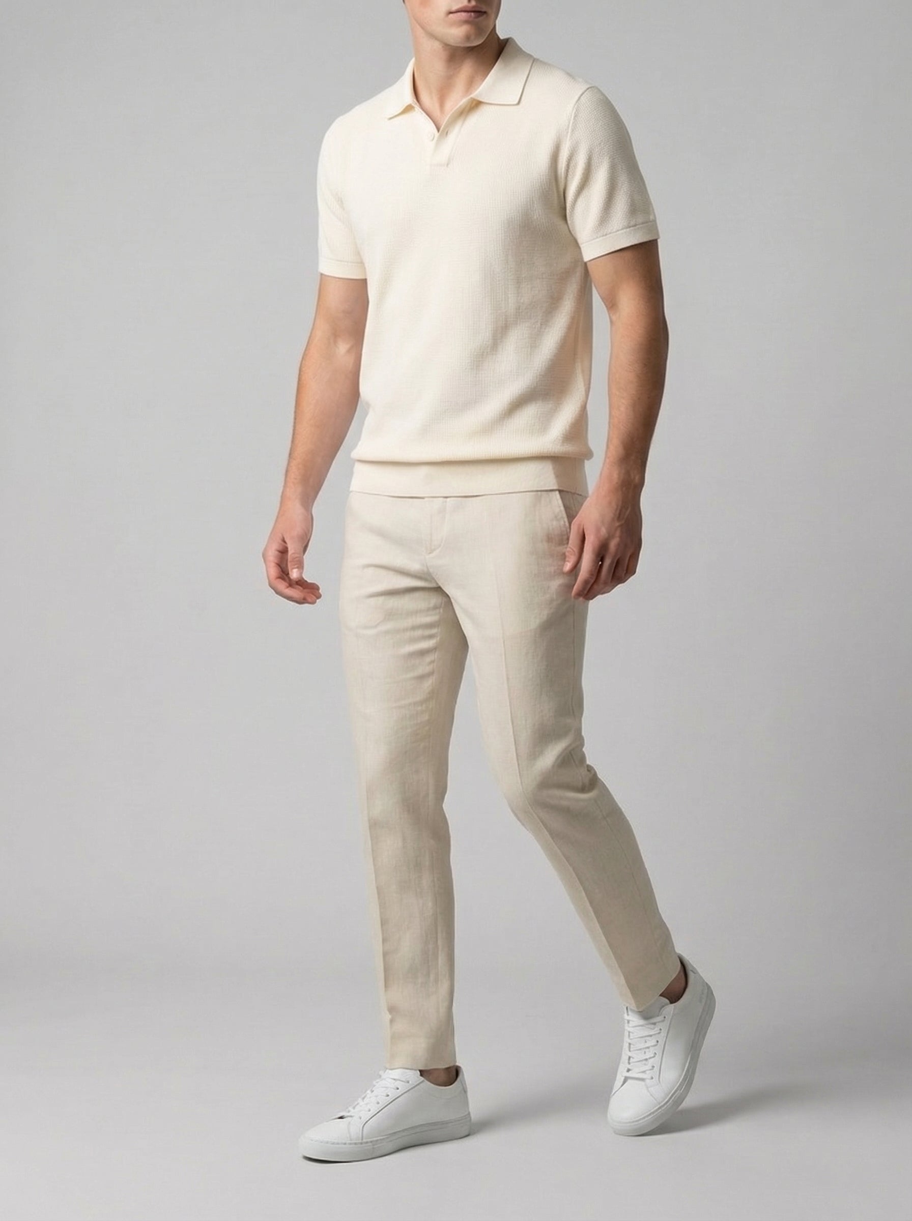 Men's Linen Casual Pants - Lightweight, Comfortable Fit for Everyday Wear