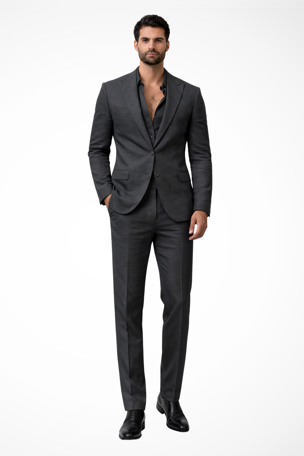 Men's Linen Relaxed Fit Summer Wedding Guest Suit - Lightweight & Comfortable