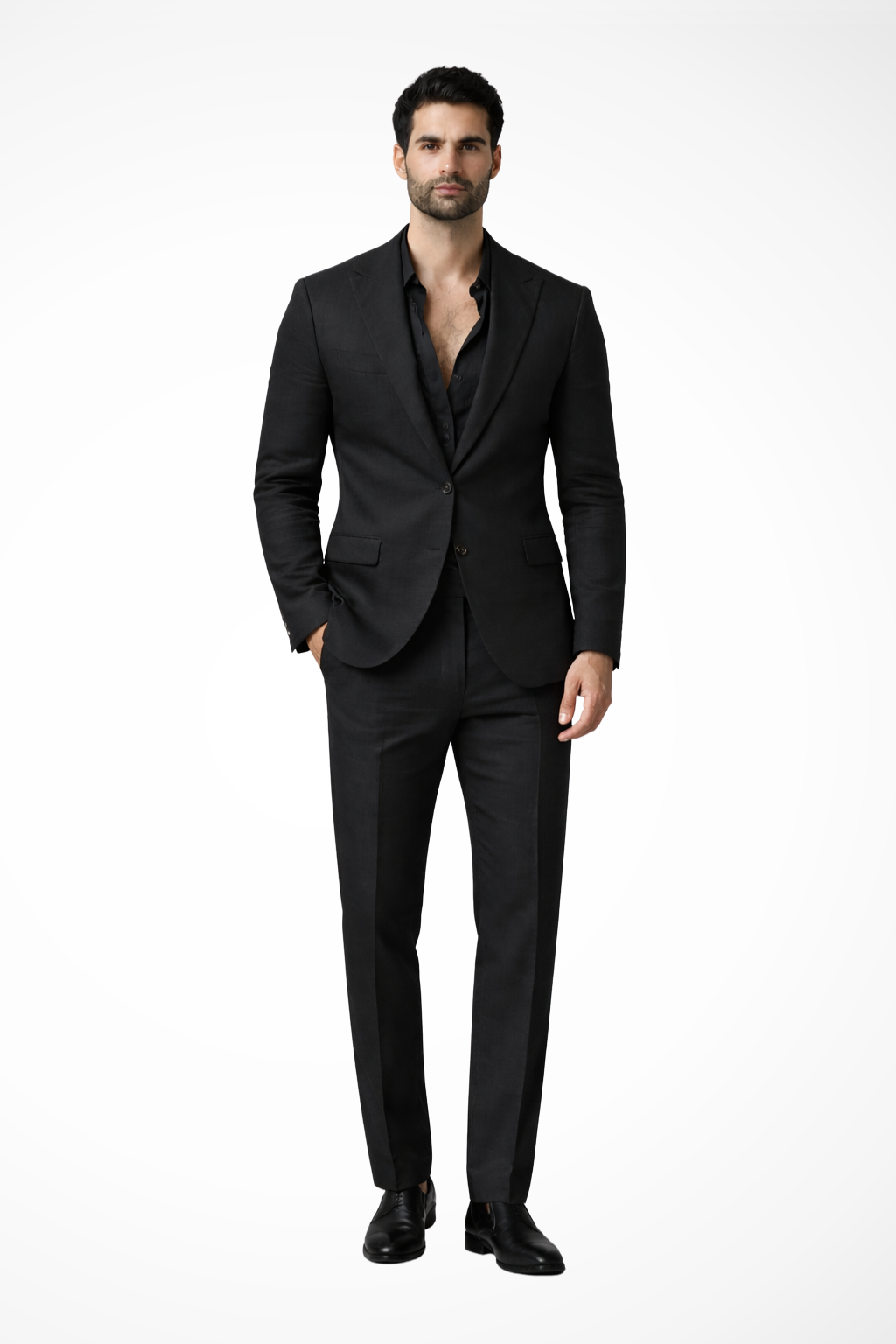 Men's Linen Relaxed Fit Summer Wedding Guest Suit - Lightweight & Comfortable