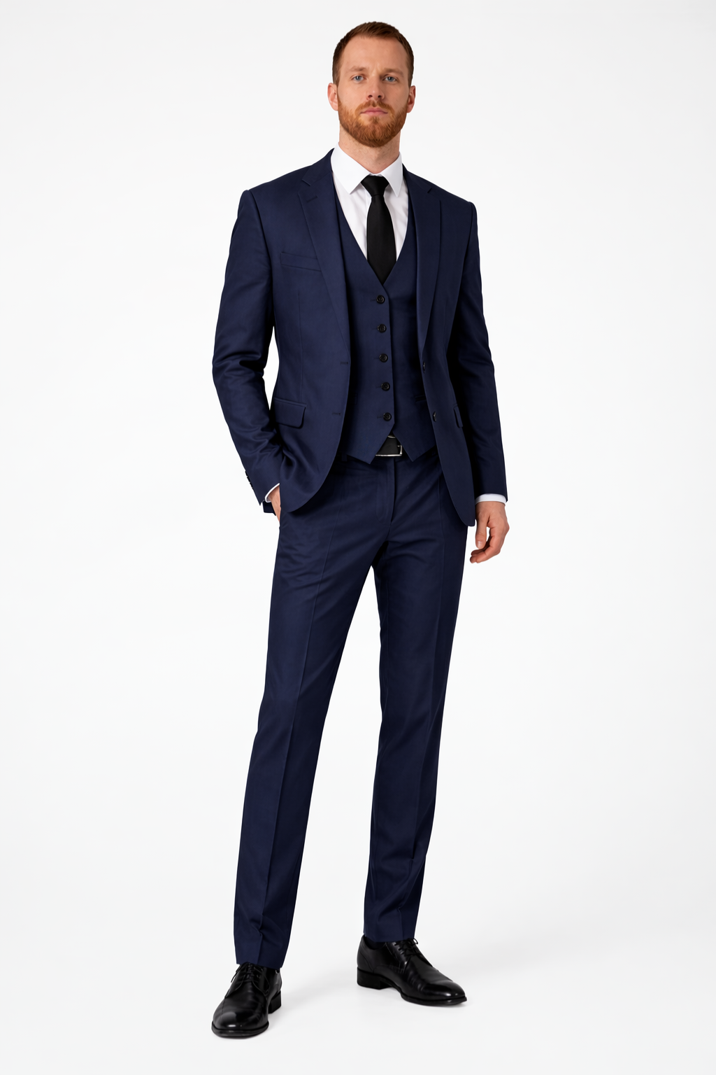 Men's Linen Three-Piece Suit Set - Blazer, Trousers & Waistcoat for Weddings