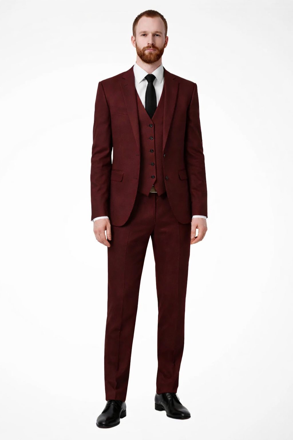 Men's Linen Three-Piece Suit Set - Blazer, Trousers & Waistcoat for Weddings