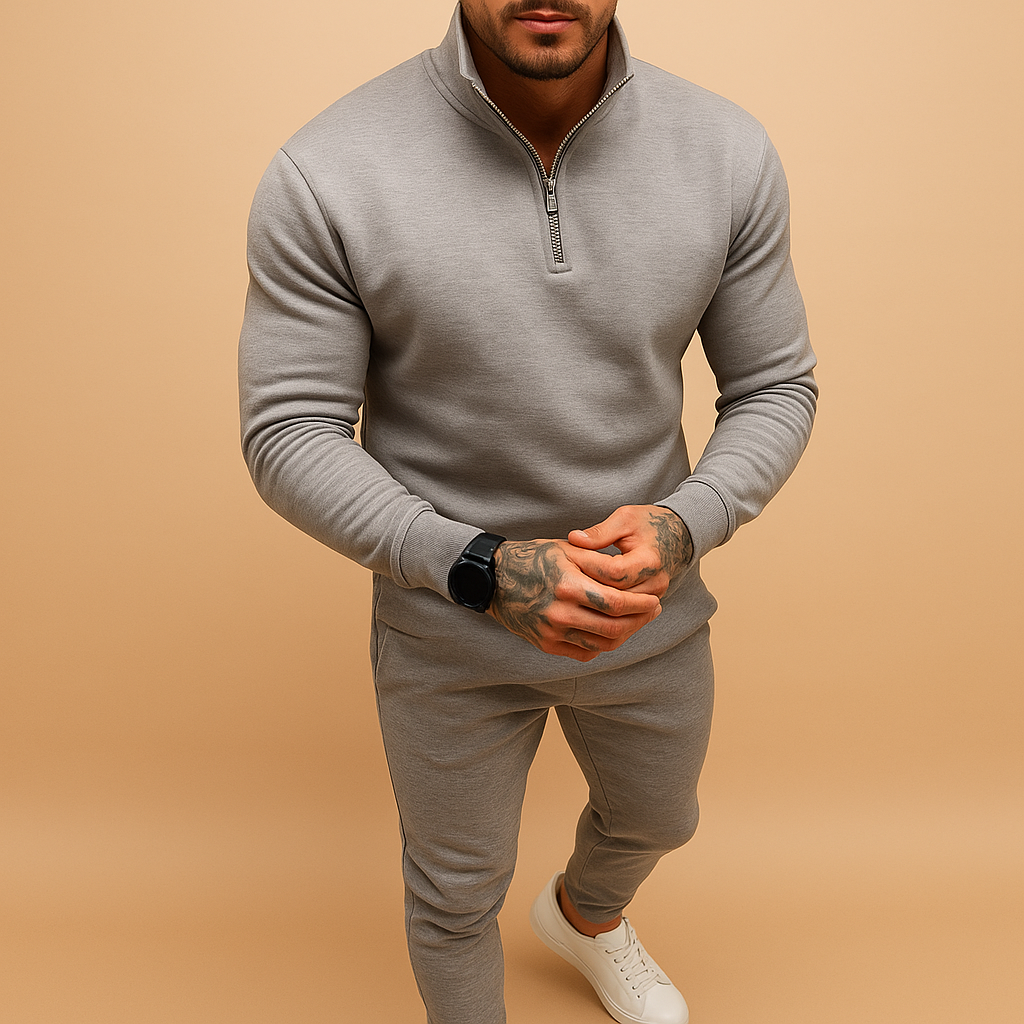 Men's Modern Tracksuit Set - Comfortable Fabric, Casual Style for Sports & Leisure