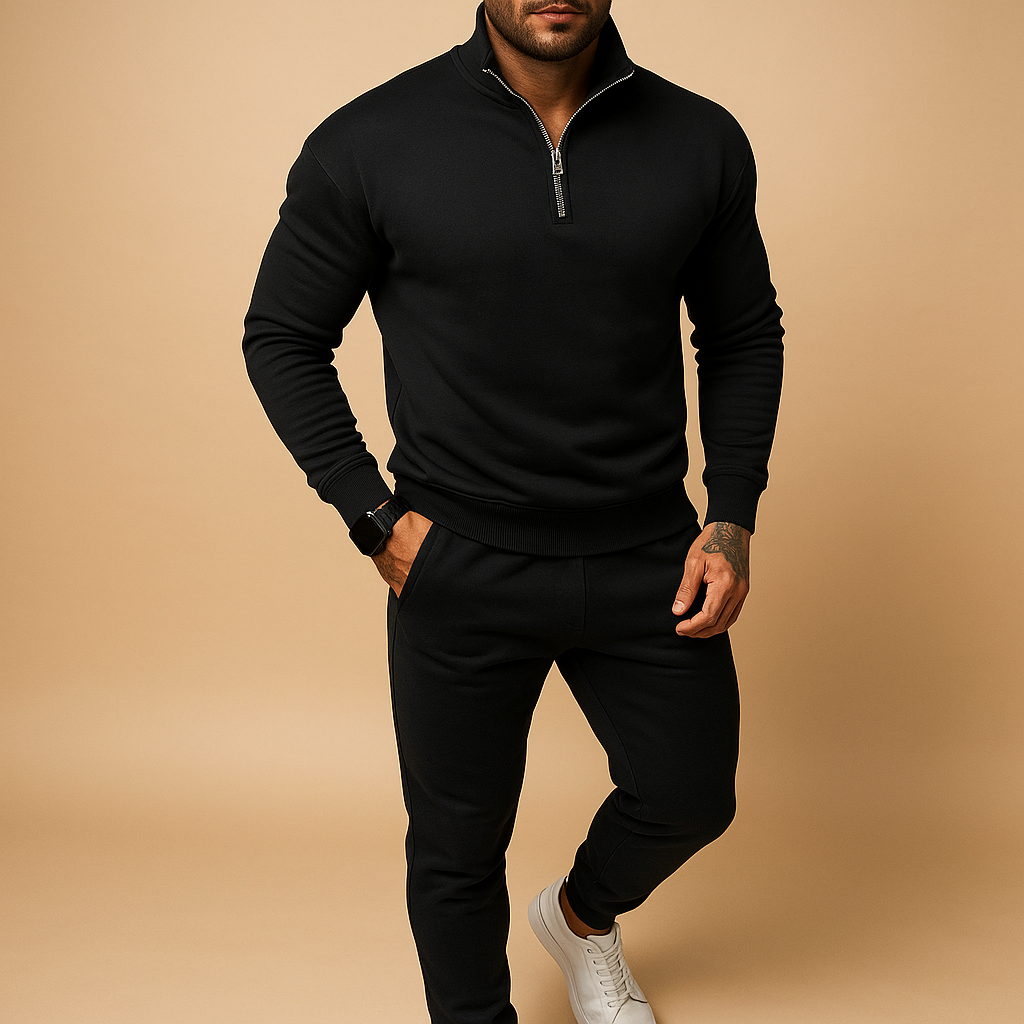 Men's Modern Tracksuit Set - Comfortable Fabric, Casual Style for Sports & Leisure