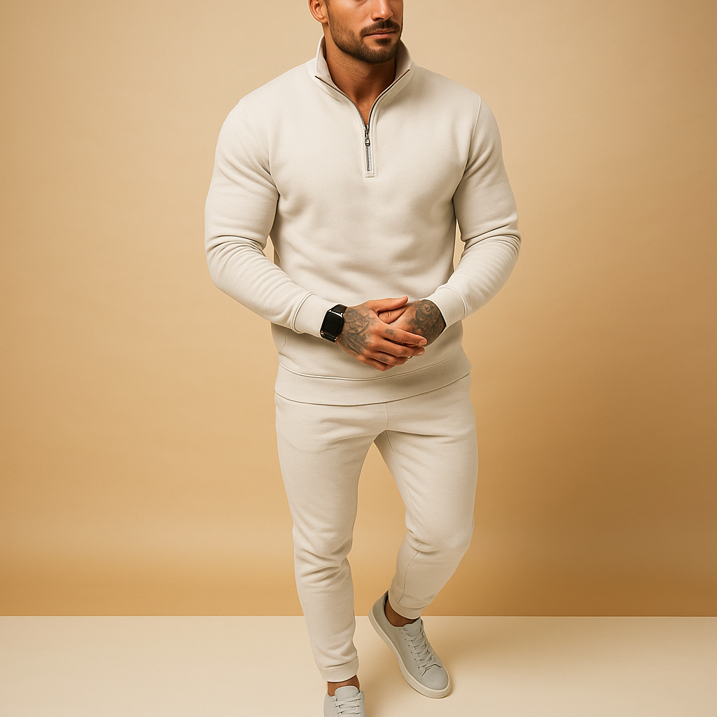 Men's Modern Tracksuit Set - Comfortable Fabric, Casual Style for Sports & Leisure