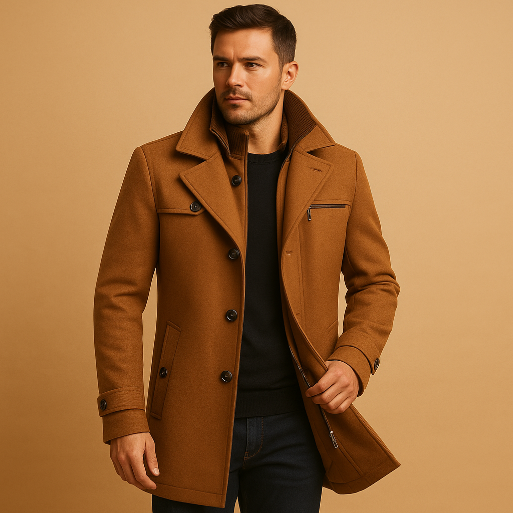 Men's Waterproof Winter Jacket | Insulated Design for Cold Weather | Stylish and Functional Outerwear