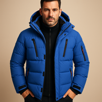 Men's Waterproof Winter Jacket with Insulated Lining | Outdoor-Ready Design for Cold Weather Activities