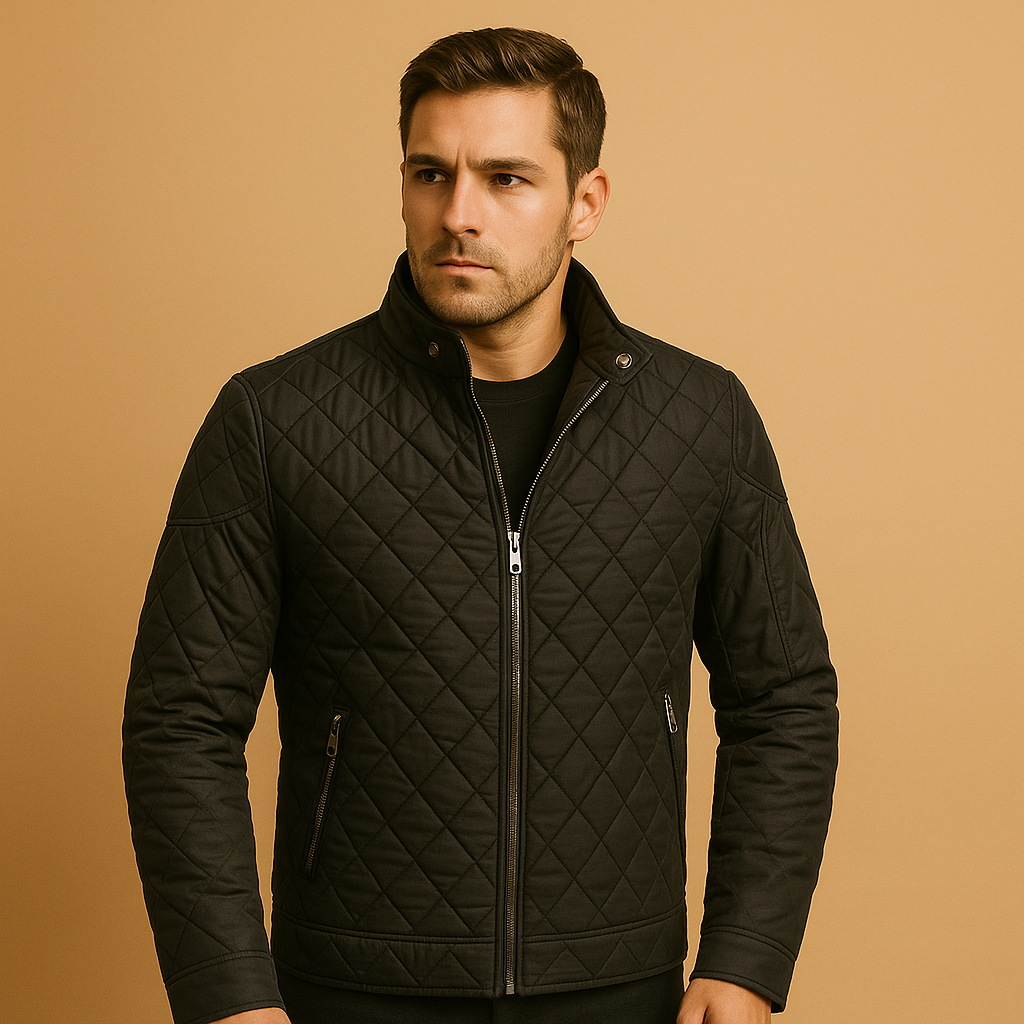 Men's Wool Blend Winter Coat - Classic Design for Cold Weather - Elegant and Warm Outerwear