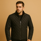 Men's Wool Blend Winter Coat - Classic Design for Cold Weather - Elegant and Warm Outerwear