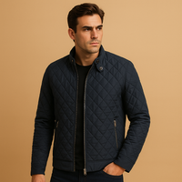 Men's Wool Blend Winter Coat - Classic Design for Cold Weather - Elegant and Warm Outerwear