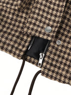 Plaid Pilot Jacket for Women – Casual Wear, Autumn Fashion