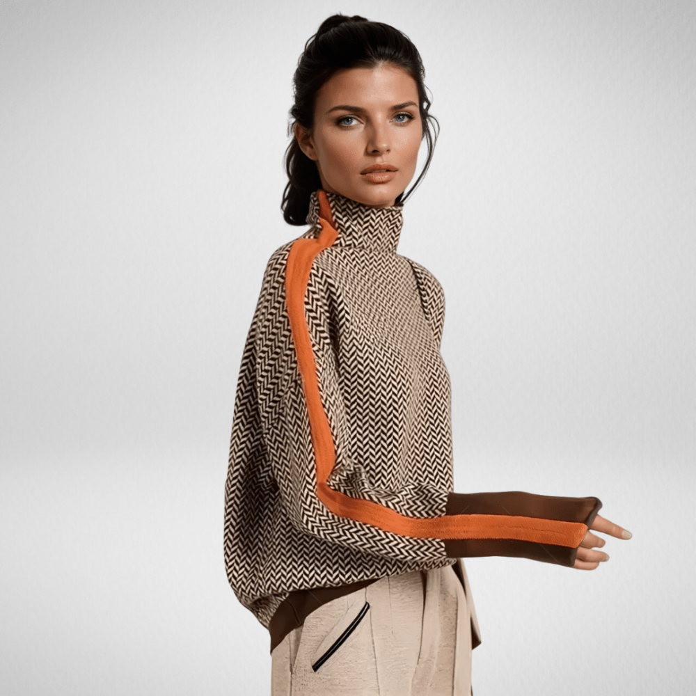 Contrast Stripe Pullover – Casual Wear, Everyday Style
