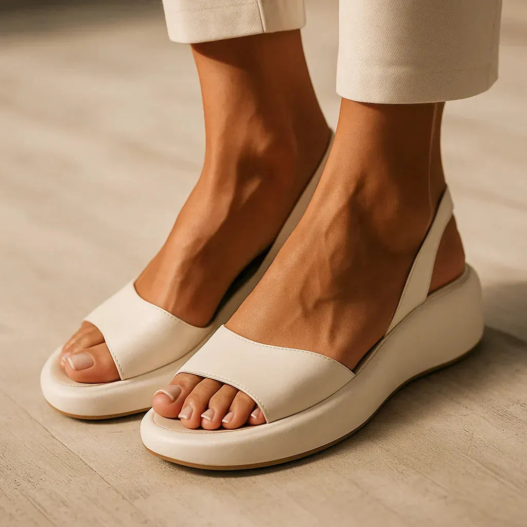 Open Toe Sandals for Women - Casual Summer Footwear - Comfortable Design