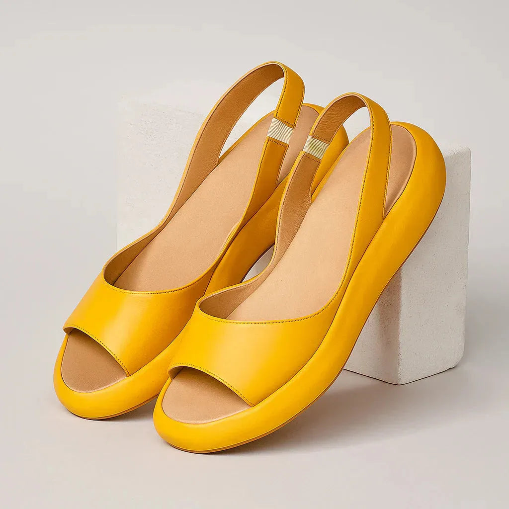 Open Toe Sandals for Women - Casual Summer Footwear - Comfortable Design