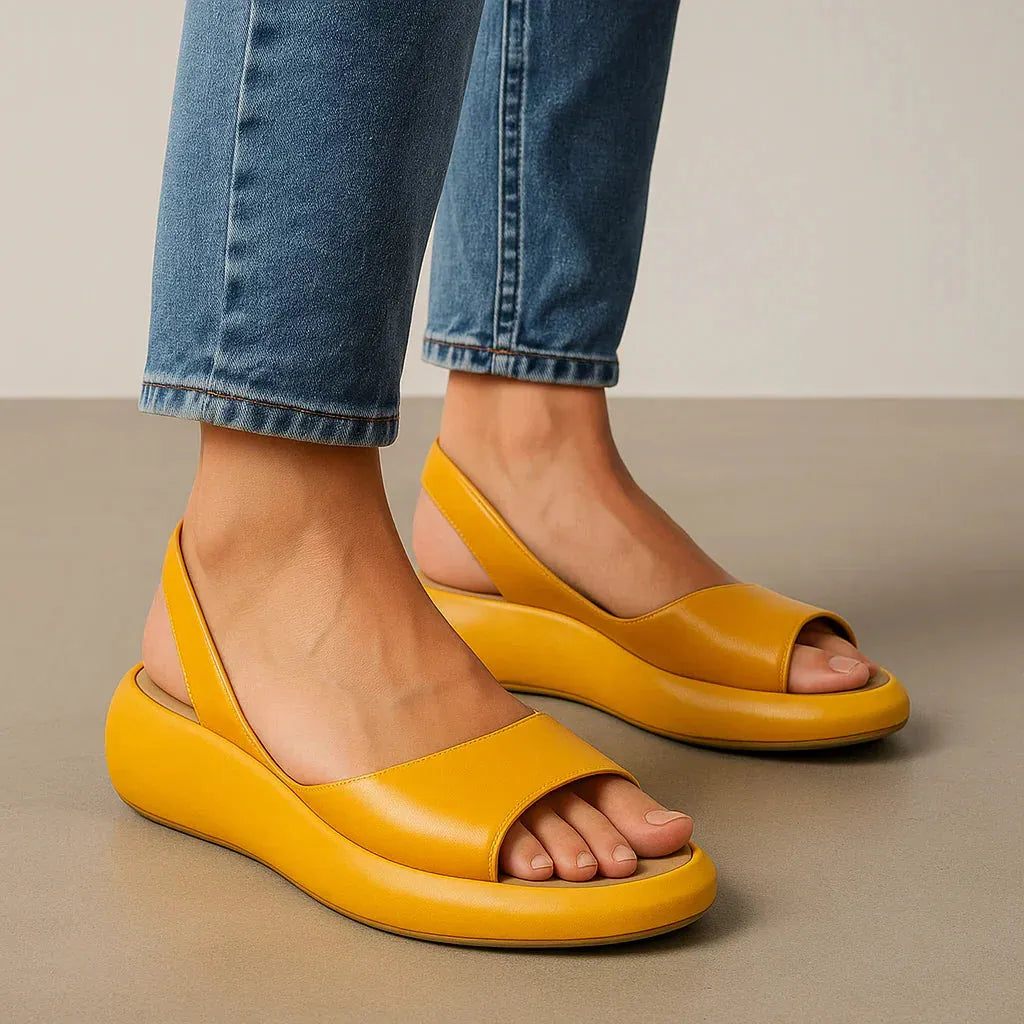 Open Toe Sandals for Women - Casual Summer Footwear - Comfortable Design