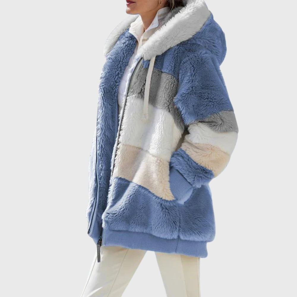 Elegant Multicolor Warm Puffer Jacket – Casual Wear, Outdoor Activities