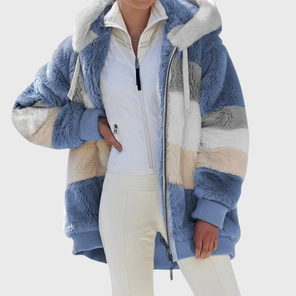 Elegant Multicolor Warm Puffer Jacket – Casual Wear, Outdoor Activities