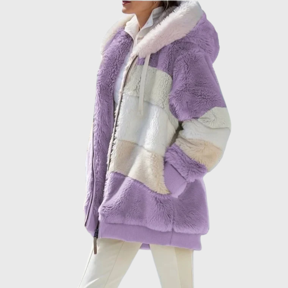 Elegant Multicolor Warm Puffer Jacket – Casual Wear, Outdoor Activities