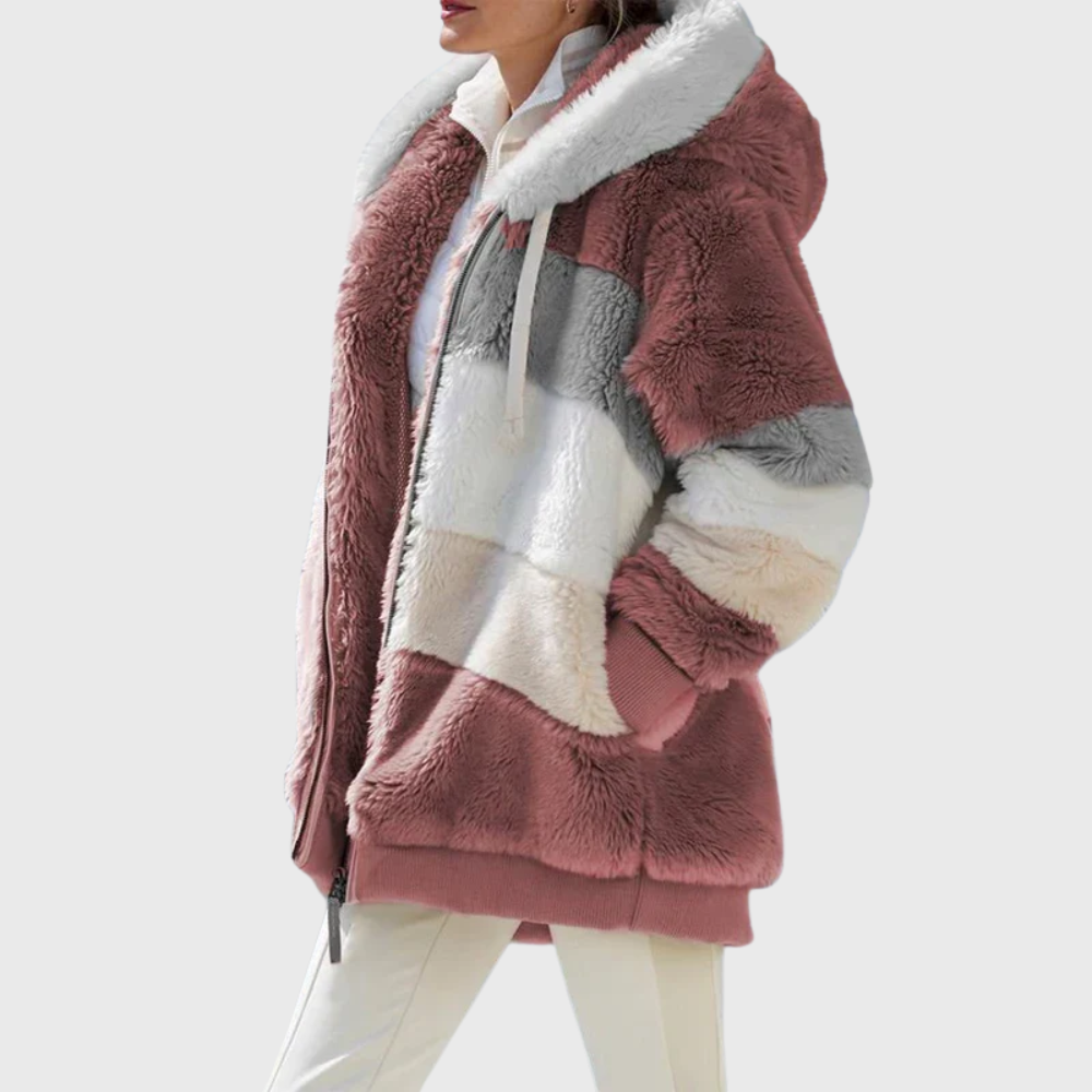 Elegant Multicolor Warm Puffer Jacket – Casual Wear, Outdoor Activities