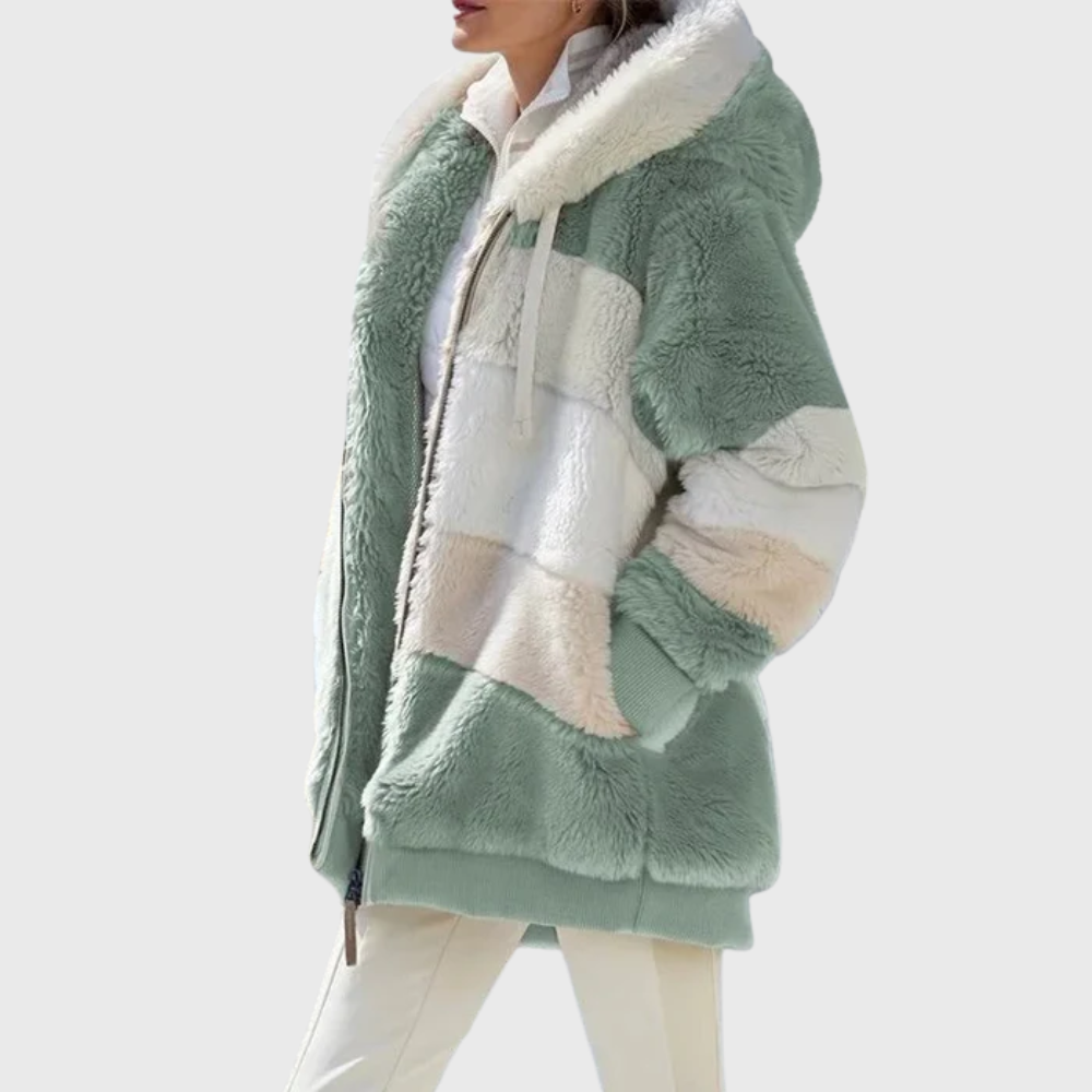 Elegant Multicolor Warm Puffer Jacket – Casual Wear, Outdoor Activities