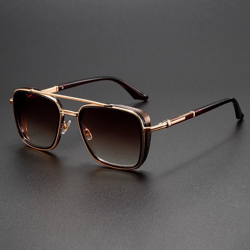 Polarized Sunglasses with UV Protection - Stylish Retro Design for Outdoor Use