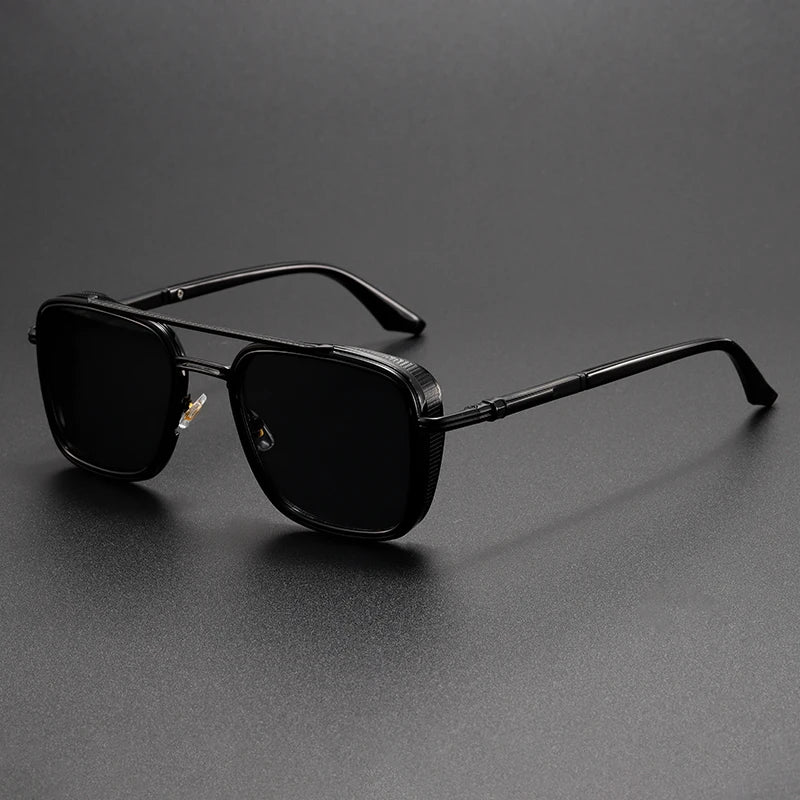 Polarized Sunglasses with UV Protection - Stylish Retro Design for Outdoor Use