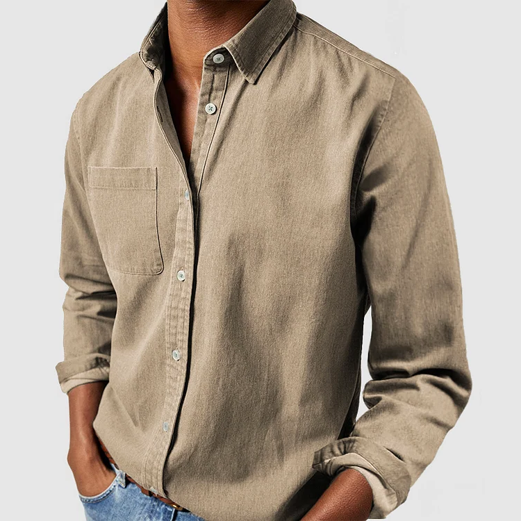 Premium Casual Shirt for Men - Comfortable Cotton Blend - Versatile Everyday Wear