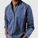 Premium Casual Shirt for Men - Comfortable Cotton Blend - Versatile Everyday Wear