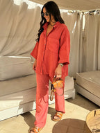 Relaxed Linen Sorrento Set for Comfortable Casual Wear