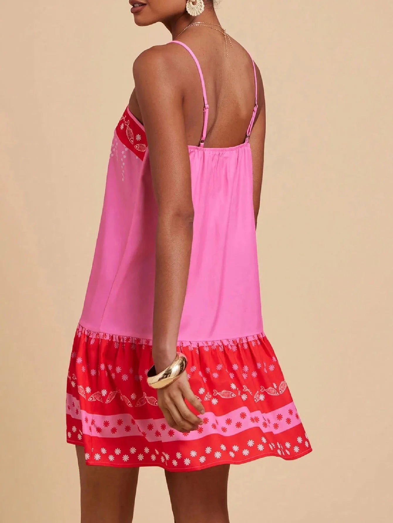 Floral Print Maxi Dress in Lightweight Fabric for Casual Wear