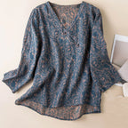 Crosswrap Blouse in Lightweight Fabric - Women's Casual Top for Everyday Wear