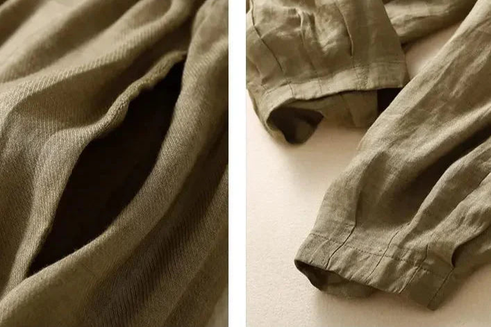 Linen Trousers for Women - Lightweight, Casual Fit, Perfect for Summer Wear