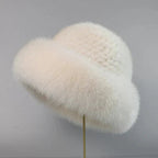 Elegante Mütze aus natürlichem Nerzfell – Stilvoll, Geschenk, Wintermode