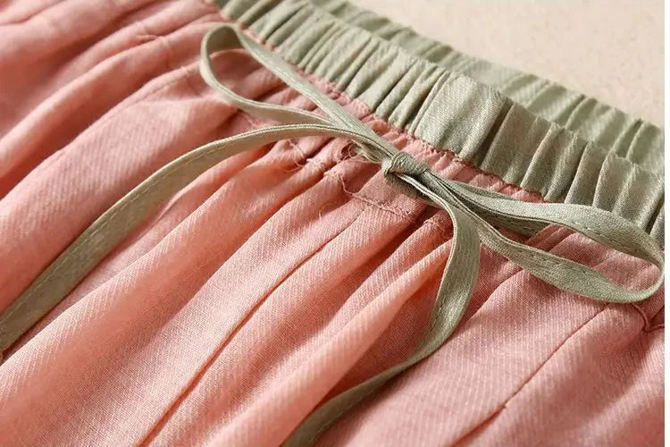 Linen Trousers for Women - Lightweight, Casual Fit, Perfect for Summer Wear