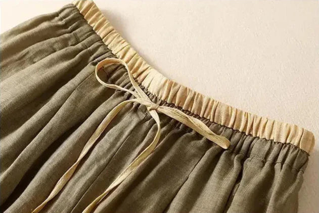 Linen Trousers for Women - Lightweight, Casual Fit, Perfect for Summer Wear
