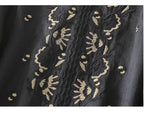V-Neck Cotton Blouse for Women - Casual Everyday Wear Top