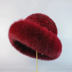 Elegante Mütze aus natürlichem Nerzfell – Stilvoll, Geschenk, Wintermode